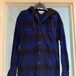 Urban Outfitters Black and Blue Hoodie Size S/P